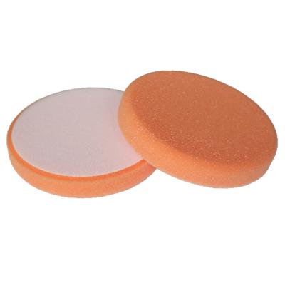 Polierschwamm orange medium Ø 180 x 25 mm Klett